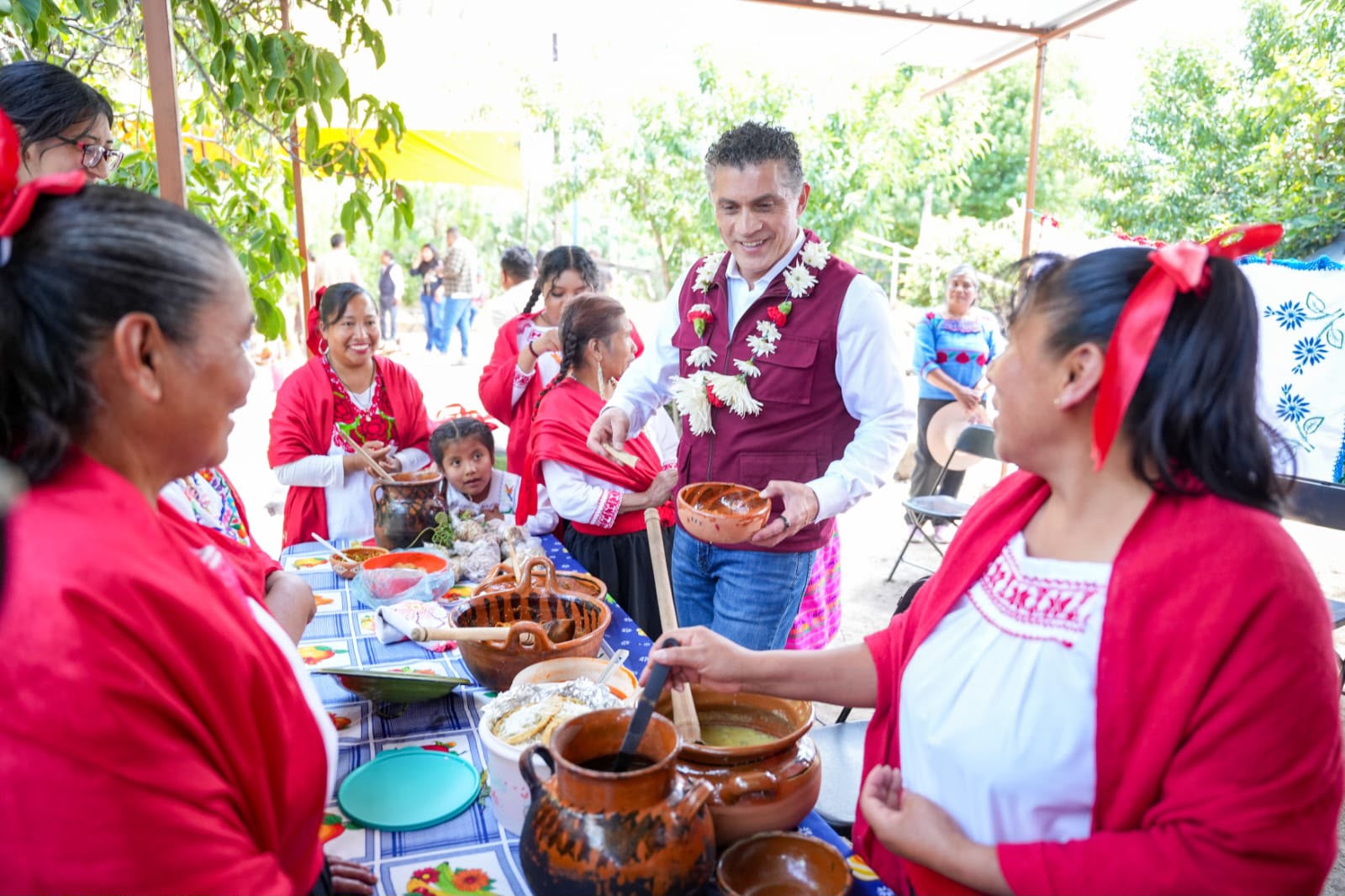 Comunidad indígena de Cuaxinca reconoce en Alfonso Sánchez García una visión cercana a los pueblos originarios, alineada con la de Claudia Sheinbaum